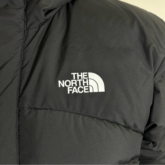 The North Face Men's Baltic Down Puffer Hoodie Coat TNF Black Sz S M L XL XXL - Picture 2 of 14